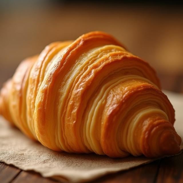 青海波模様が特徴的なクロワッサン