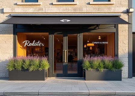 View of the IronBloom studio storefront in Omagh